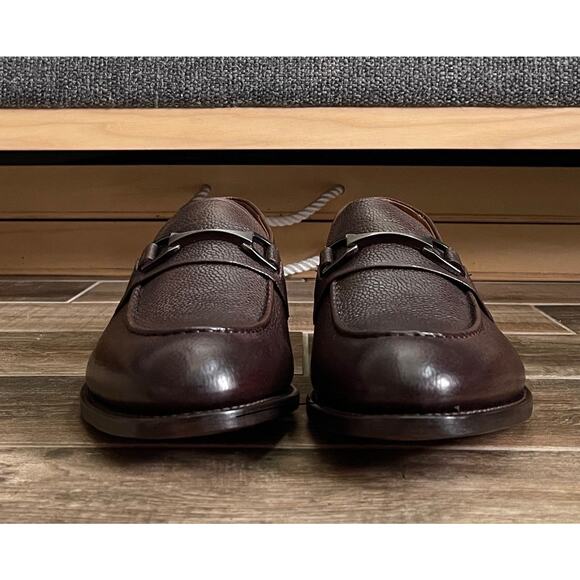 $525 NIB Allen Edmonds Leather Horsebit Loafers Brown Dress Shoes Slip On 11 D